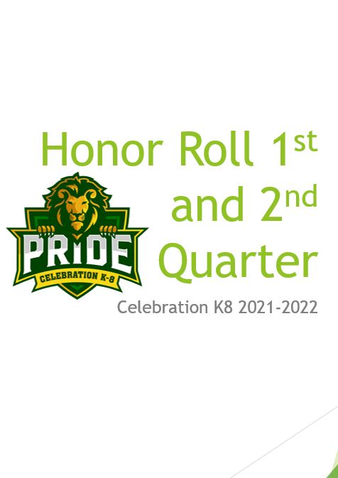  Honor Roll 1st and 2nd Quarter (click here to view)